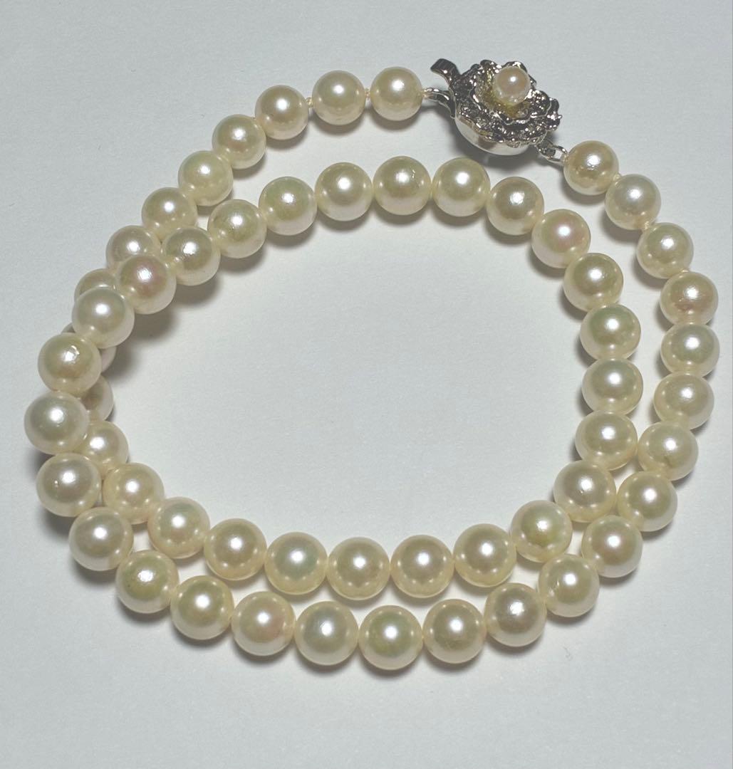 あこや真珠 ネックレス　パール　約7mm テリ良好　入学　卒業式　冠婚葬祭