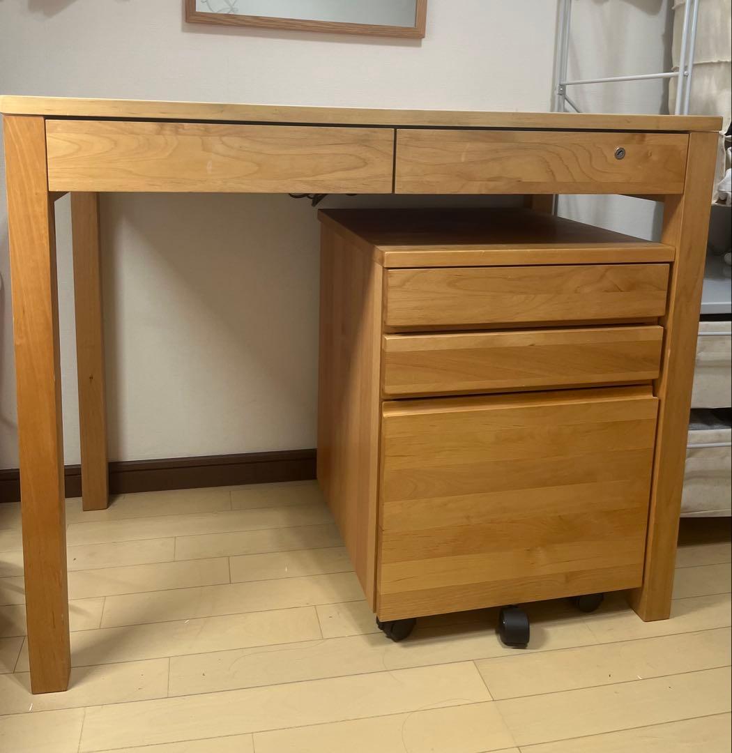 杉工場デスク　レグシー【90cm幅】