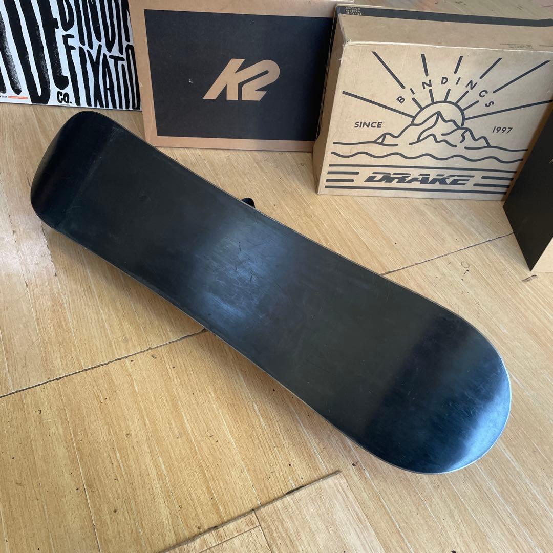 IGNIO×RIDE　キッズスノーボードセット　ライドバイン付3点セット