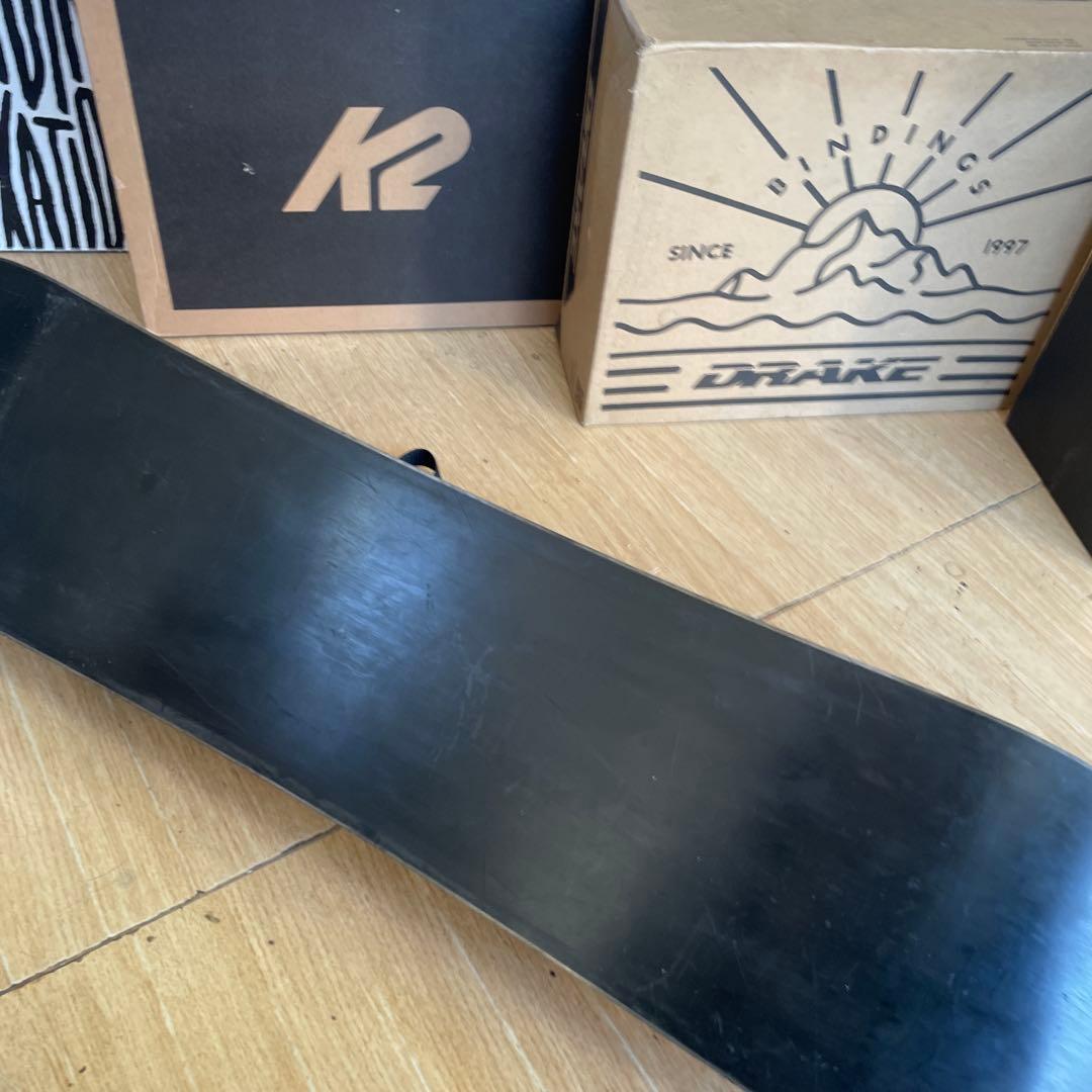 IGNIO×RIDE　キッズスノーボードセット　ライドバイン付3点セット