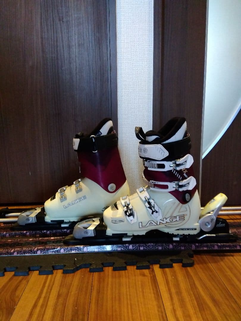 【ハイエンド】ELAN/レディース用/スキーセット/メンテ・WAX済み✔