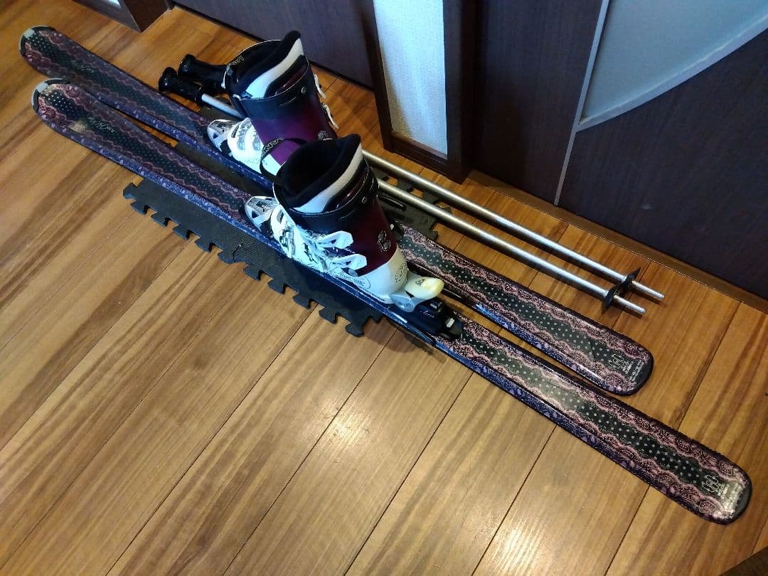 【ハイエンド】ELAN/レディース用/スキーセット/メンテ・WAX済み✔