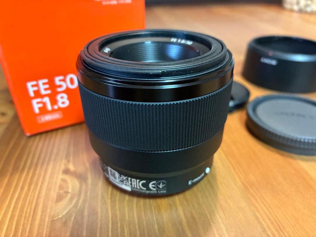 美品Sony FE 50mm F1.8 単焦点レンズ SEL50F18F
