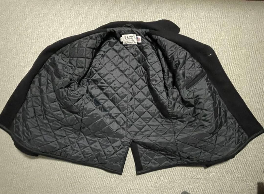 Schott U.S. 740N Pコート ピーコート ブラック 46 美品