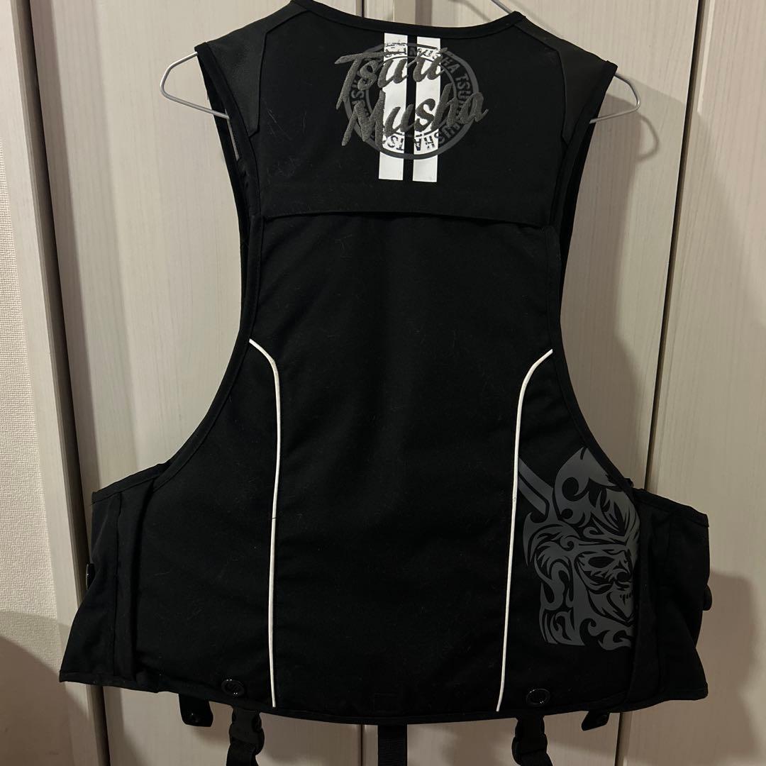 釣武者コーデュラダイヤルベスト　L グレー