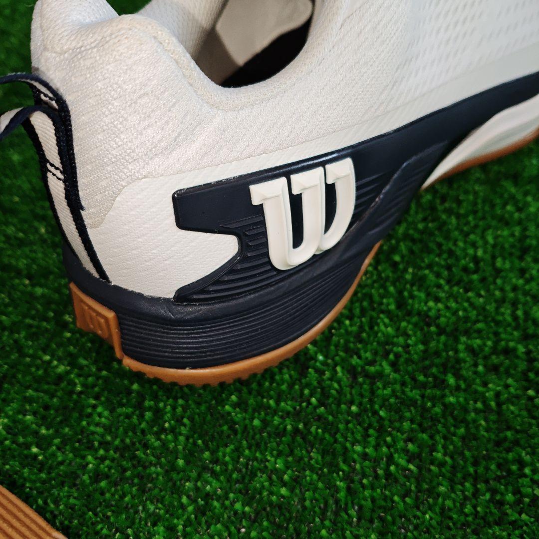 日*4様 Wilson RUSH PRO 4.5 テニスシューズ ホワイト/ネイ