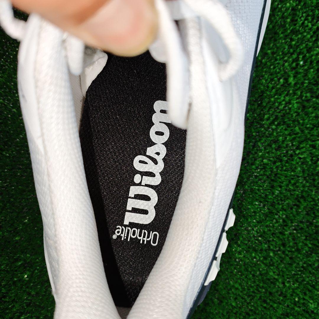 日*4様 Wilson RUSH PRO 4.5 テニスシューズ ホワイト/ネイ