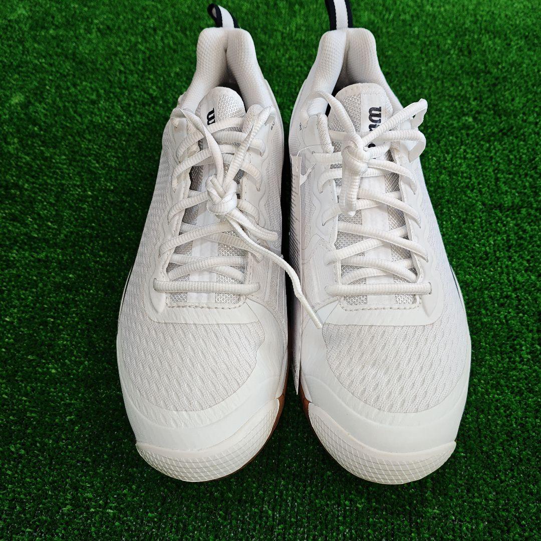 日*4様 Wilson RUSH PRO 4.5 テニスシューズ ホワイト/ネイ