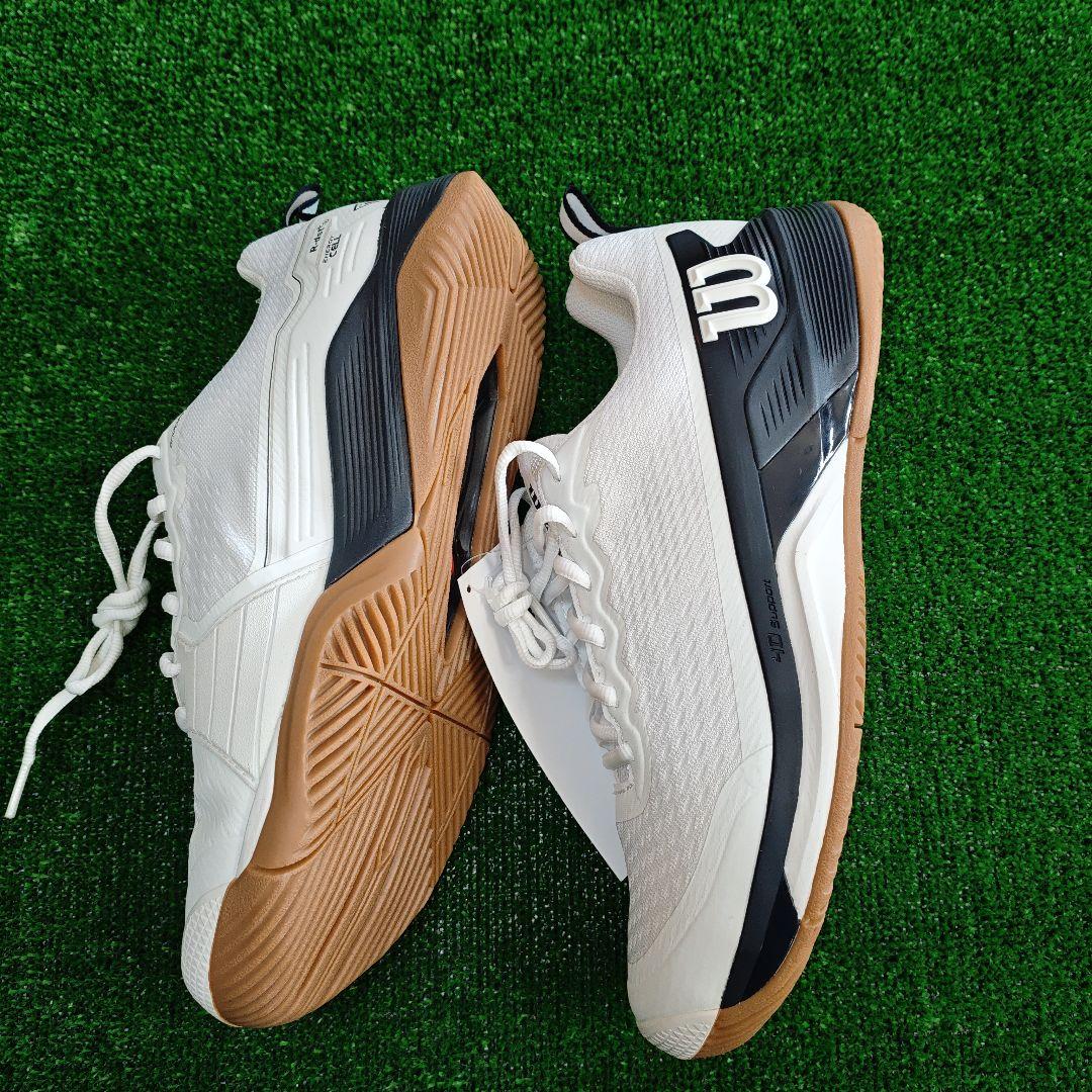 日*4様 Wilson RUSH PRO 4.5 テニスシューズ ホワイト/ネイ