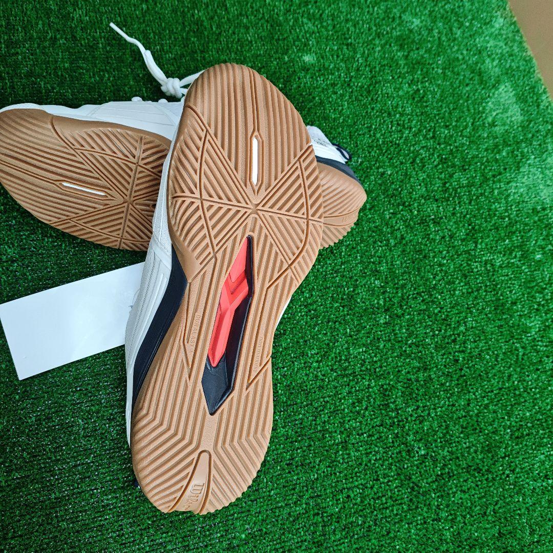 日*4様 Wilson RUSH PRO 4.5 テニスシューズ ホワイト/ネイ