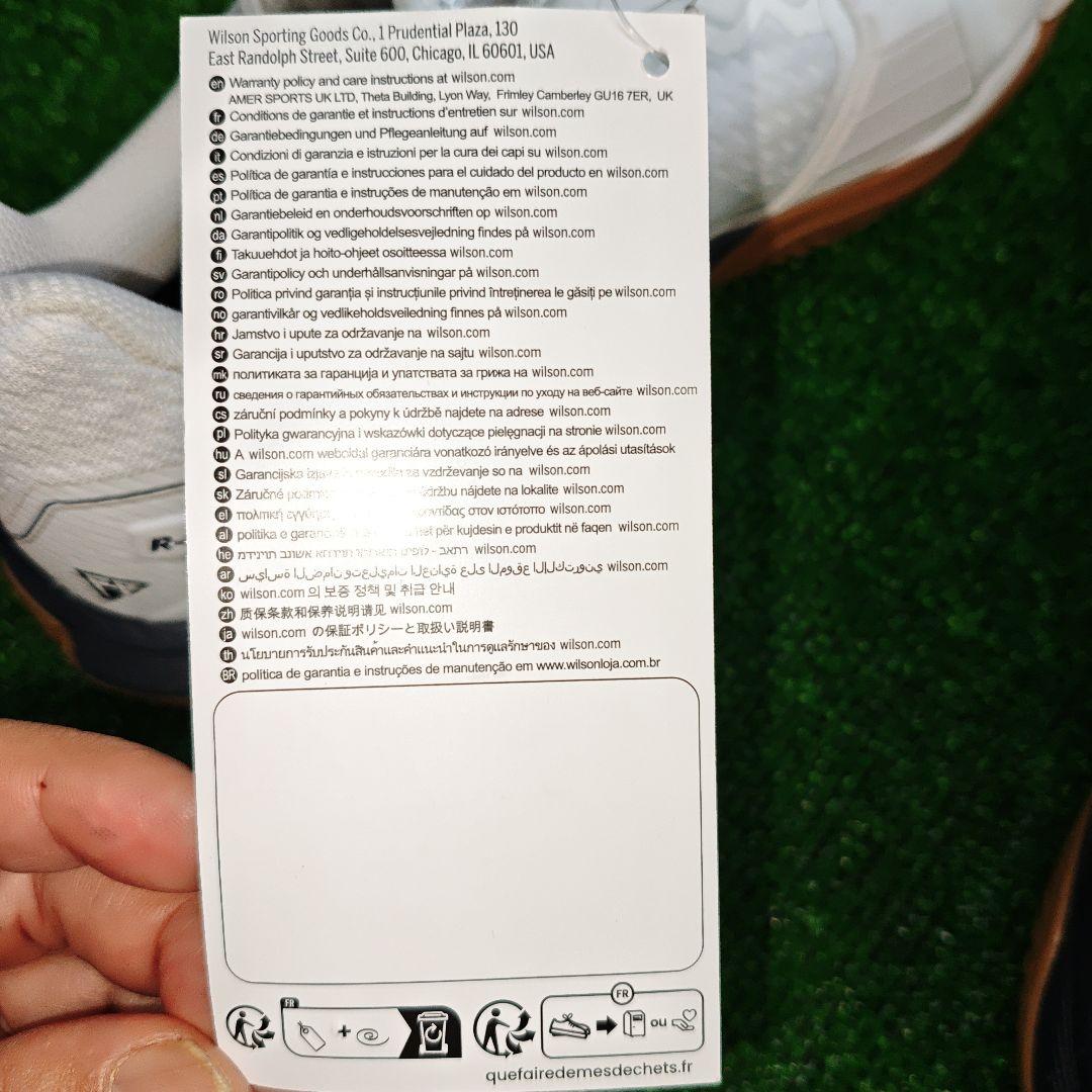 日*4様 Wilson RUSH PRO 4.5 テニスシューズ ホワイト/ネイ