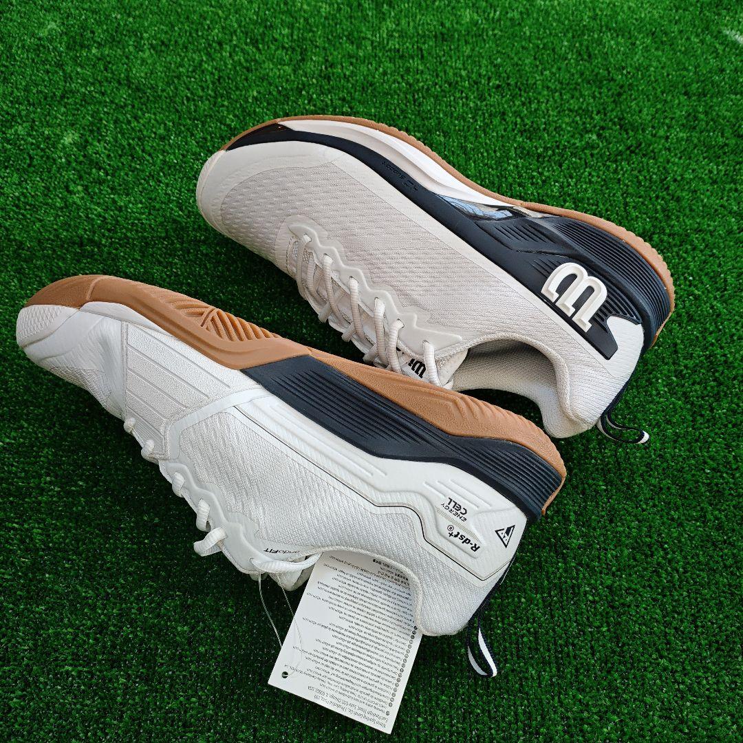 日*4様 Wilson RUSH PRO 4.5 テニスシューズ ホワイト/ネイ