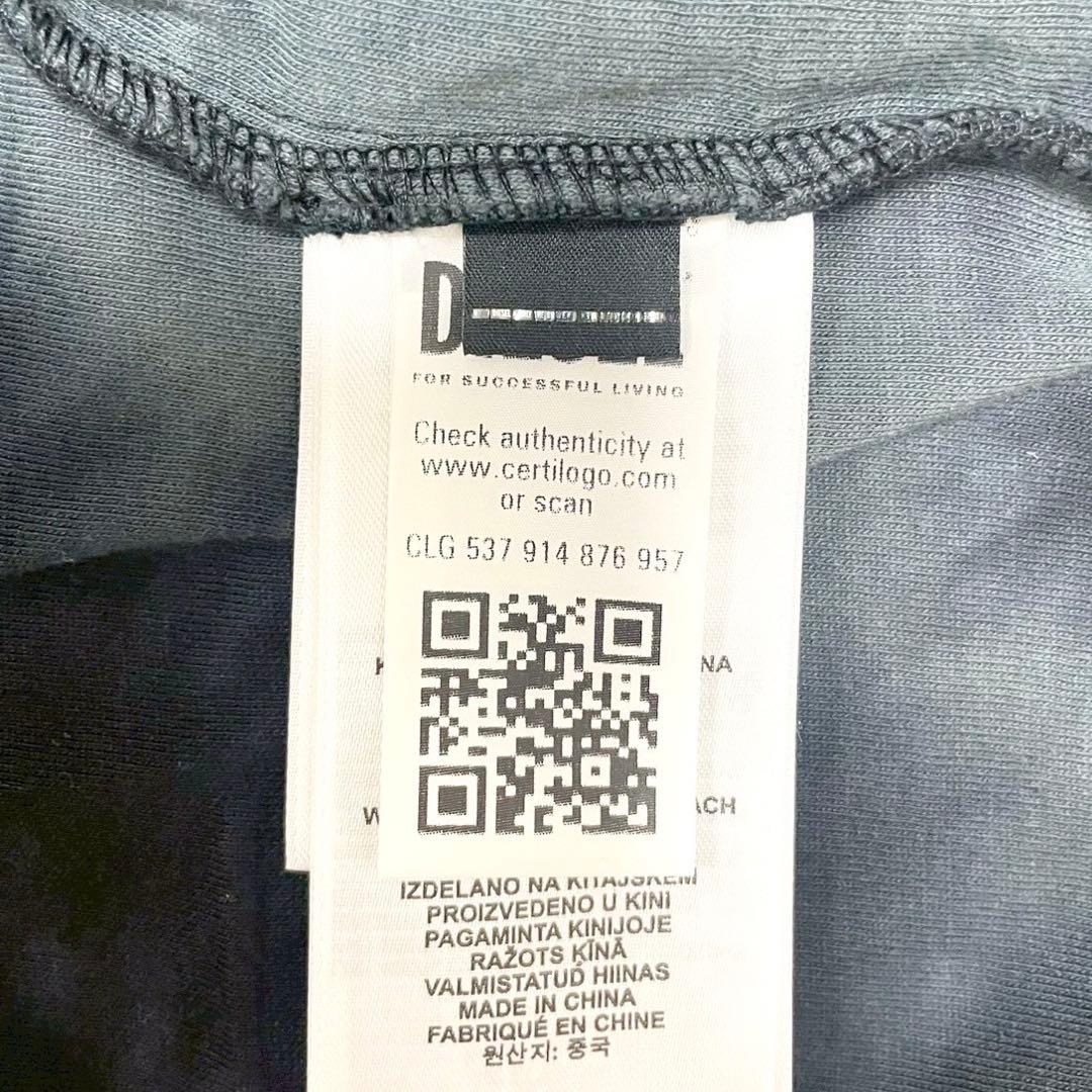完売品✨ DIESEL Dロゴ タイダイ ダメージ加工 カットソー