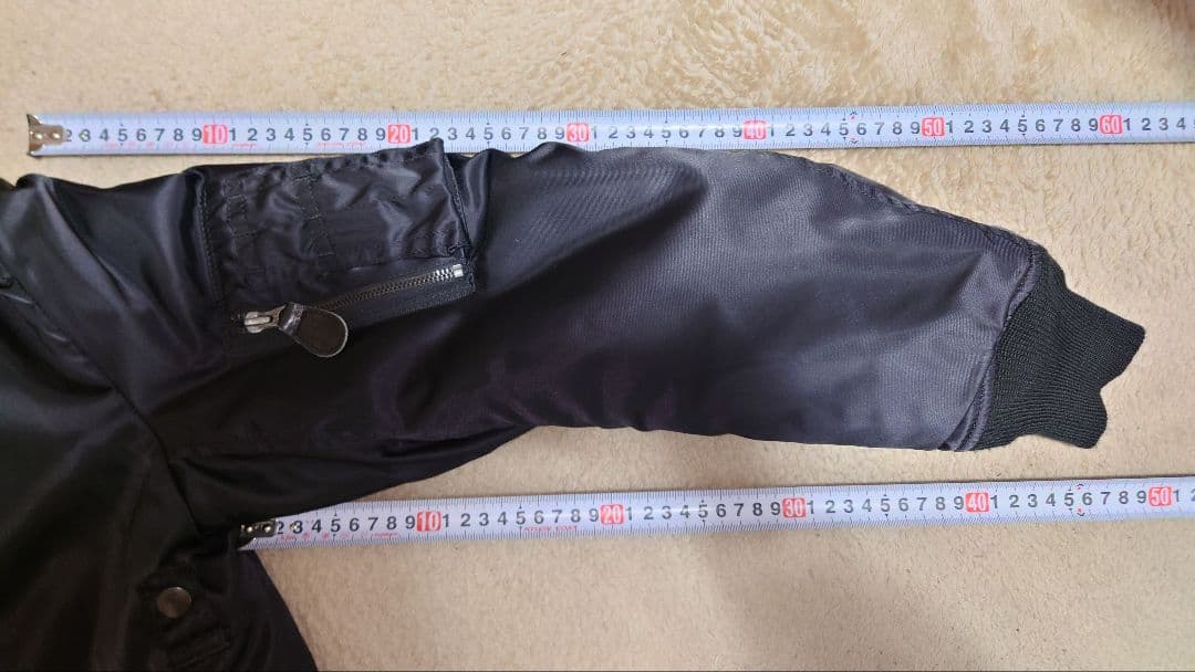 ヒューストン B-15D フライトジャケット サイズ38 ブラック