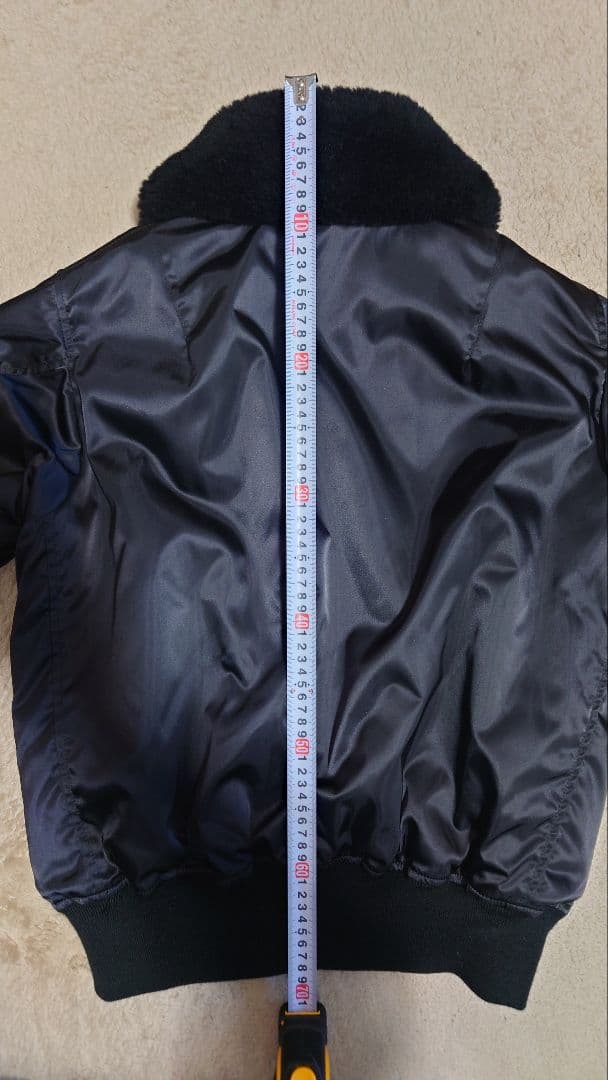 ヒューストン B-15D フライトジャケット サイズ38 ブラック