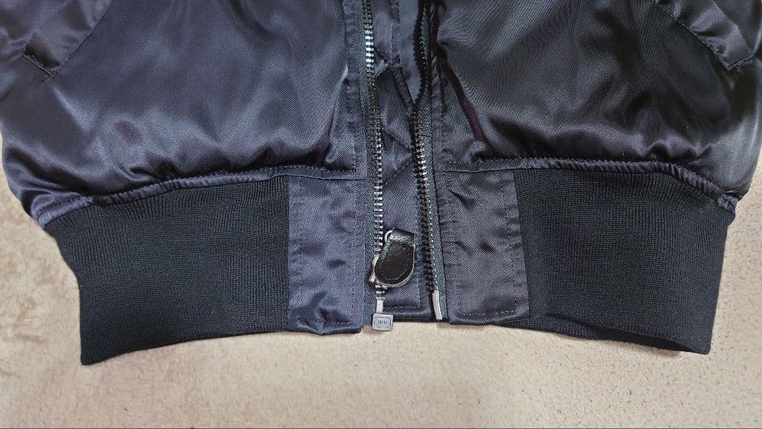 ヒューストン B-15D フライトジャケット サイズ38 ブラック