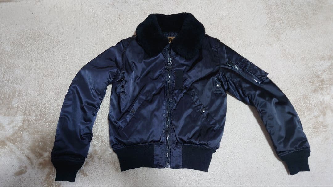 ヒューストン B-15D フライトジャケット サイズ38 ブラック