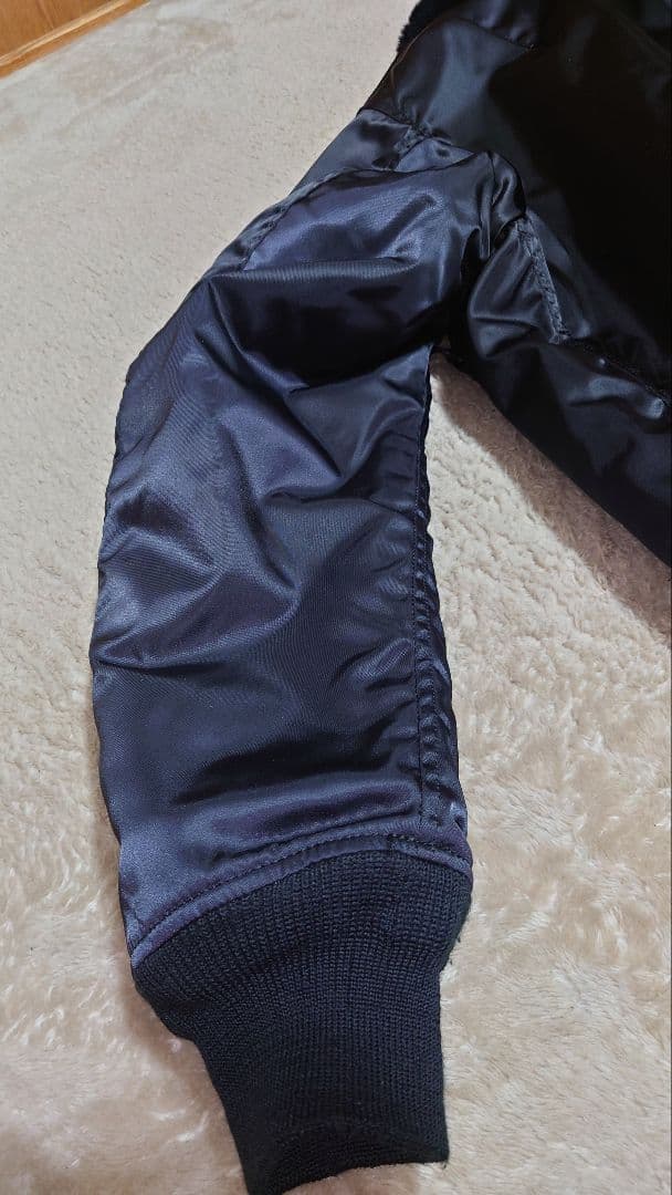 ヒューストン B-15D フライトジャケット サイズ38 ブラック