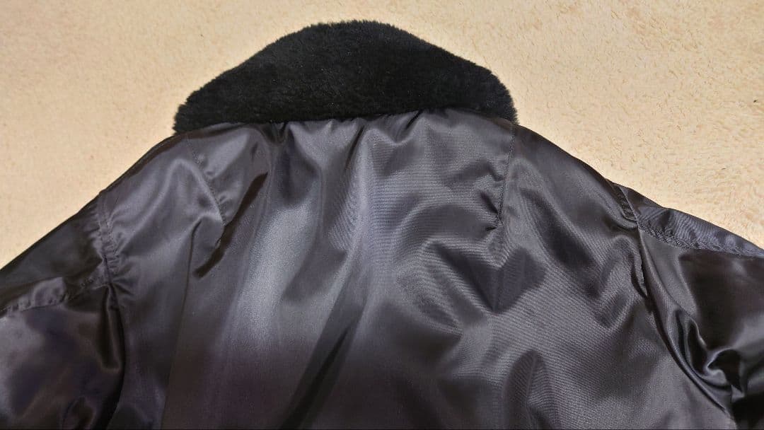 ヒューストン B-15D フライトジャケット サイズ38 ブラック