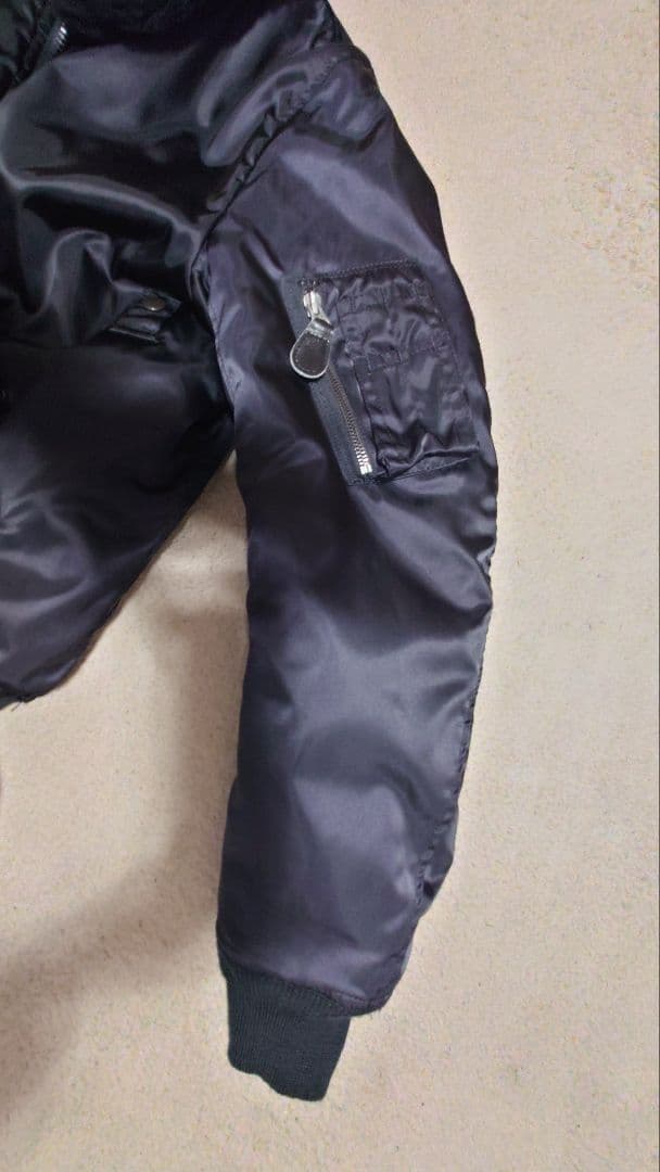 ヒューストン B-15D フライトジャケット サイズ38 ブラック