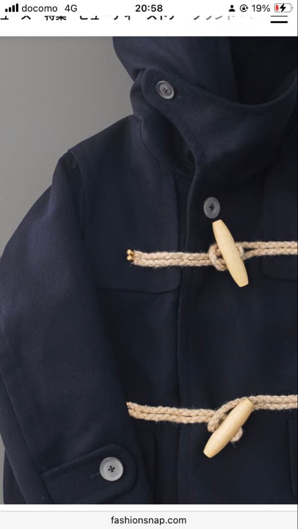 kolor×land of tomorrow 30着限定　ダッフルコート