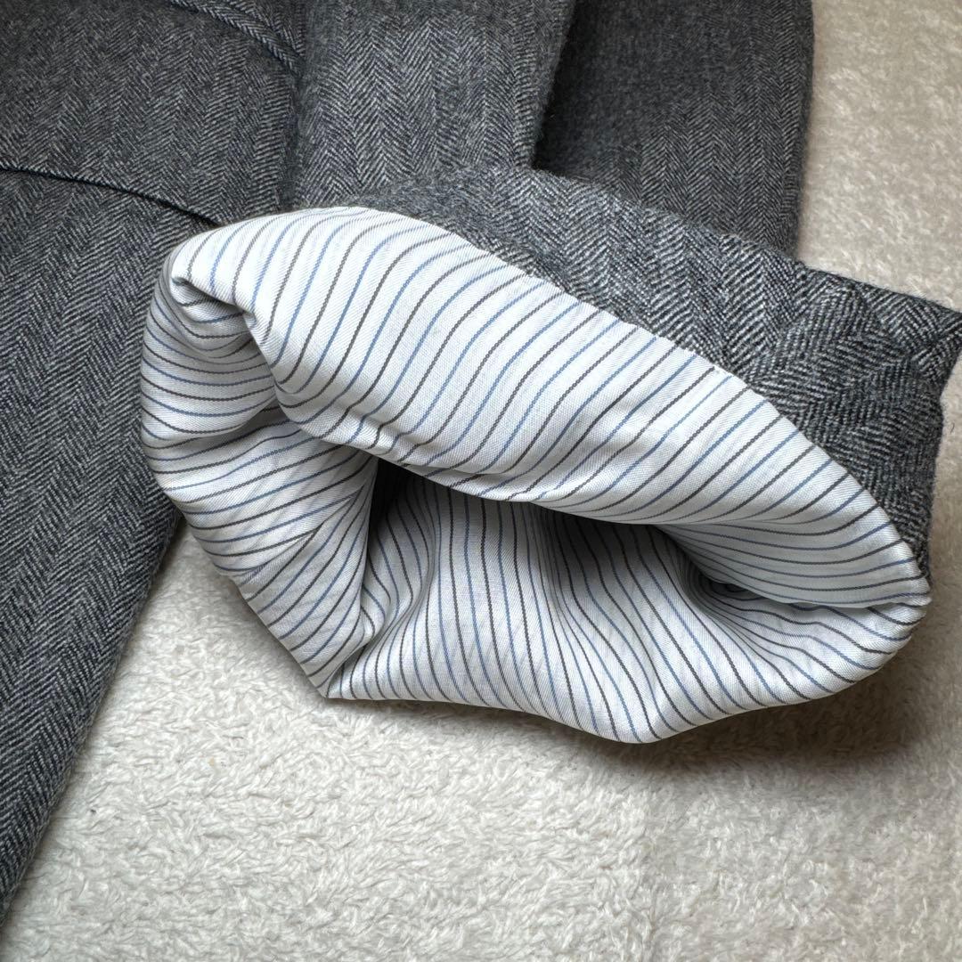 02 極美品　マッキントッシュロンドン　スリーピース　スーツ　A5 グレー