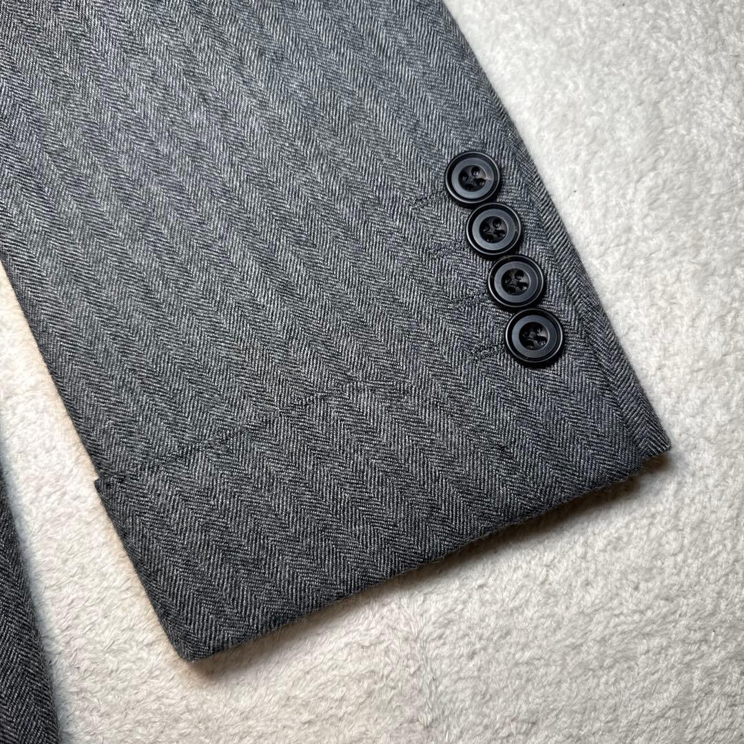 02 極美品　マッキントッシュロンドン　スリーピース　スーツ　A5 グレー