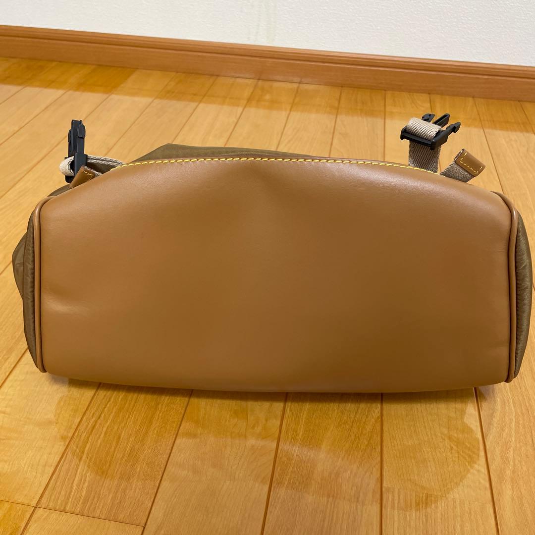 PRADA ラージRe-Nylon レザーショルダーバッグ