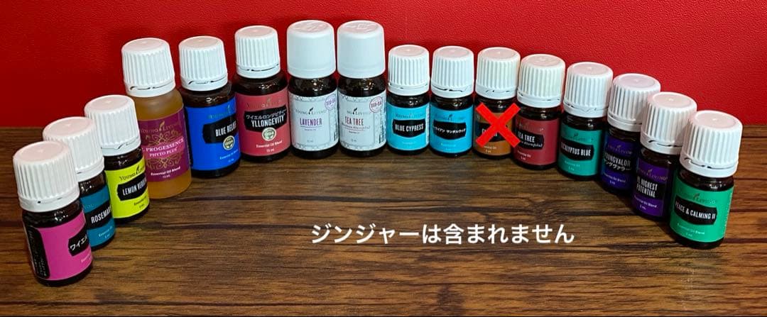 ヤングリビングオイル１５本と本のセット