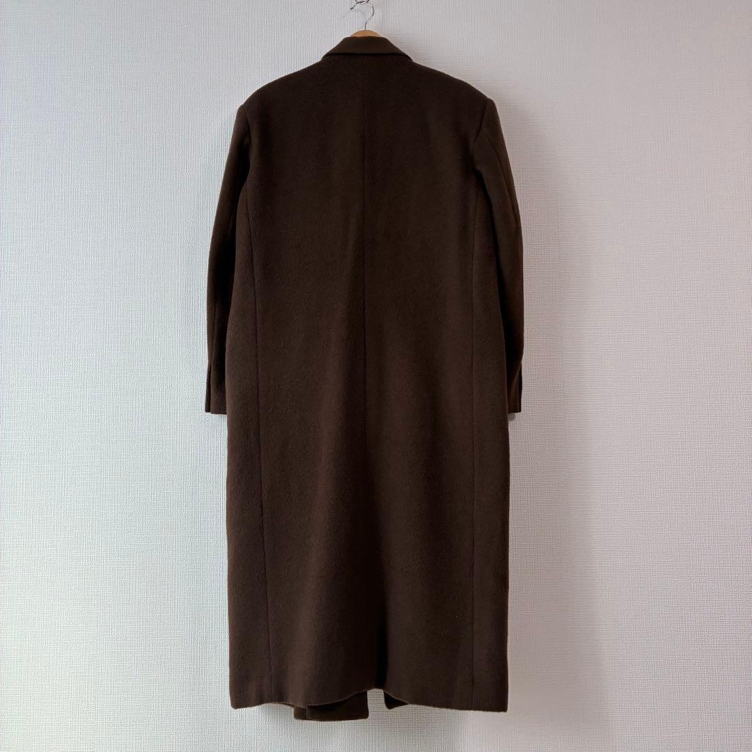 90's ヴィンテージ ダブル チェスターコート ブラウン デッドストック