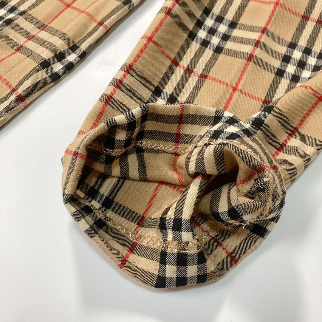 Burberrys ノバチェック パンツ 金ボタン 40 L 三陽商会