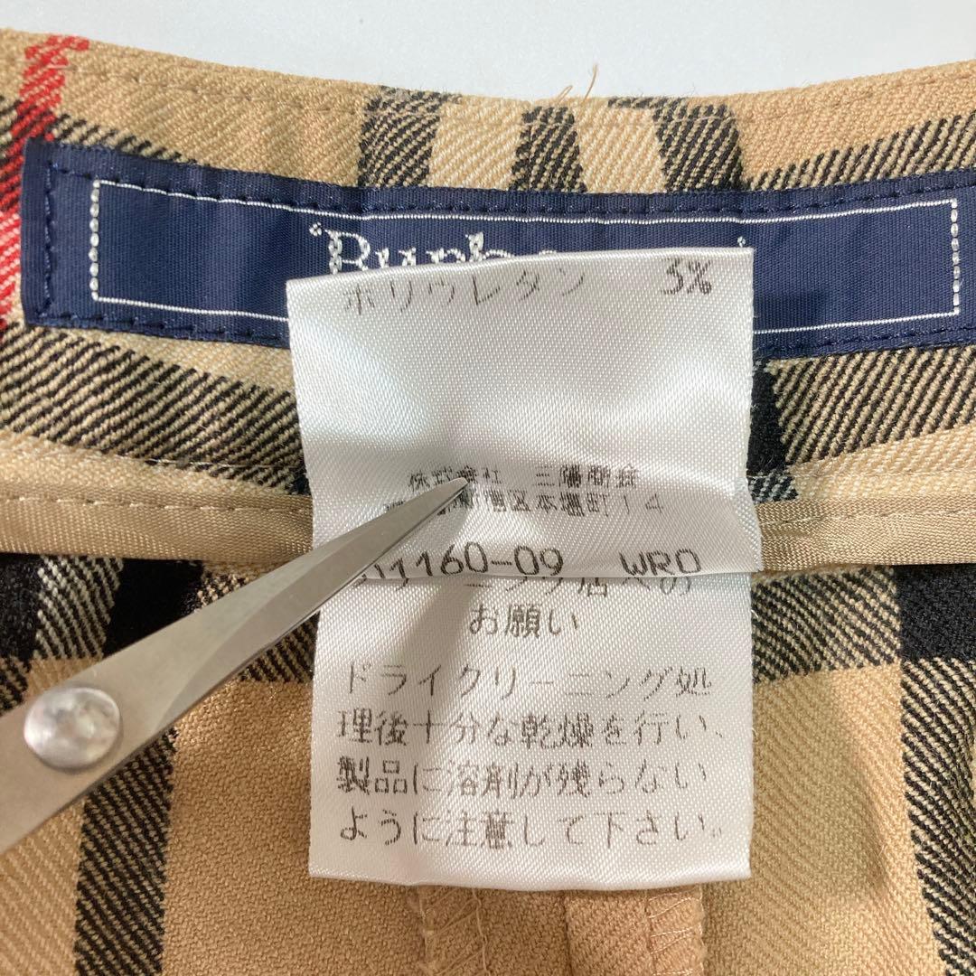 Burberrys ノバチェック パンツ 金ボタン 40 L 三陽商会