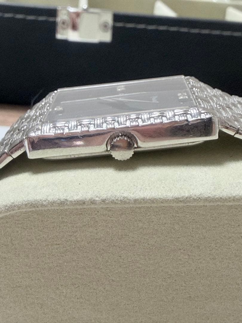 ジャンク品 Piaget 腕時計 ブラックダイヤル