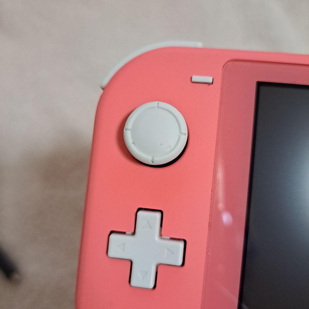 Nintendo Switch Lite 本体 コーラルピンク 充電器付き