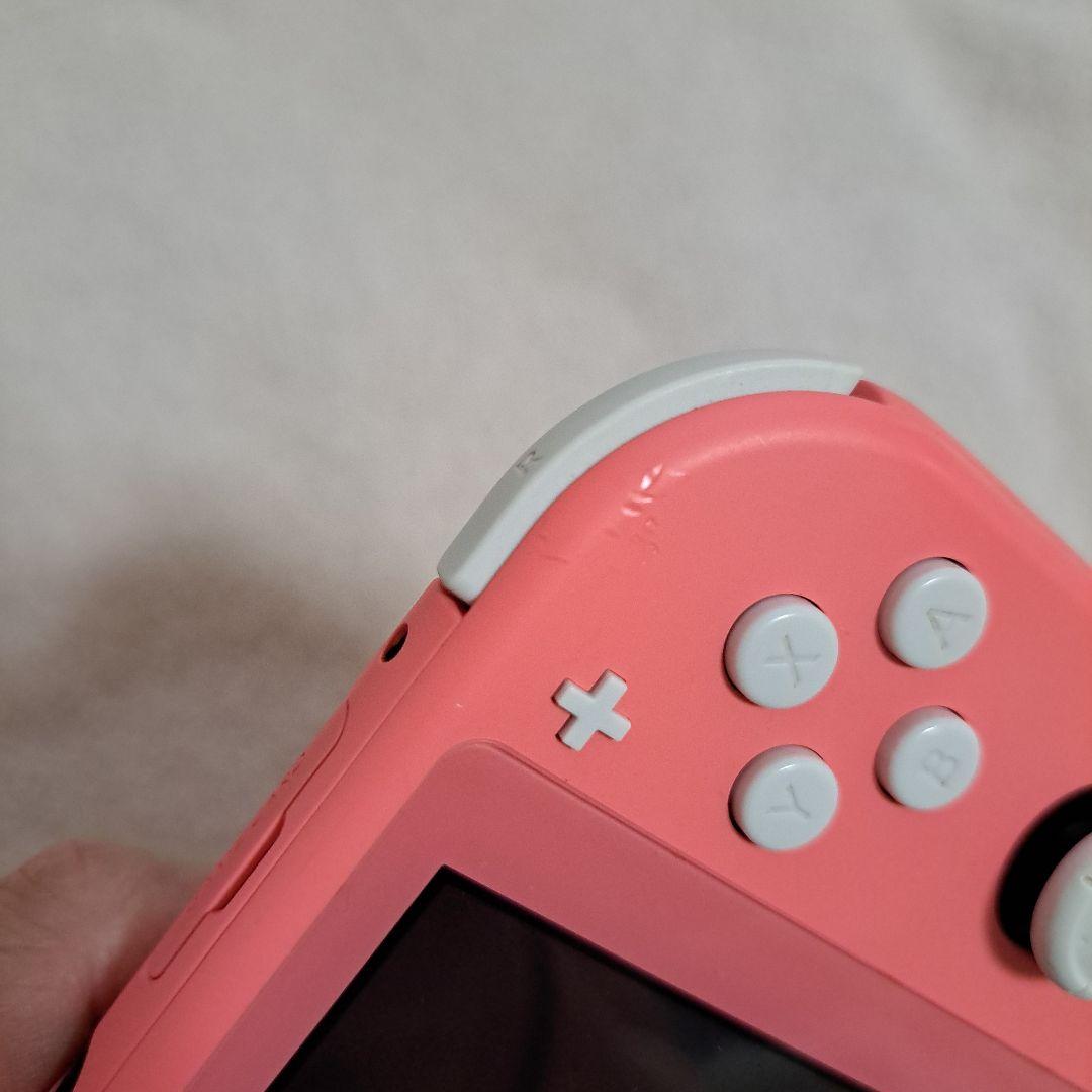 Nintendo Switch Lite 本体 コーラルピンク 充電器付き
