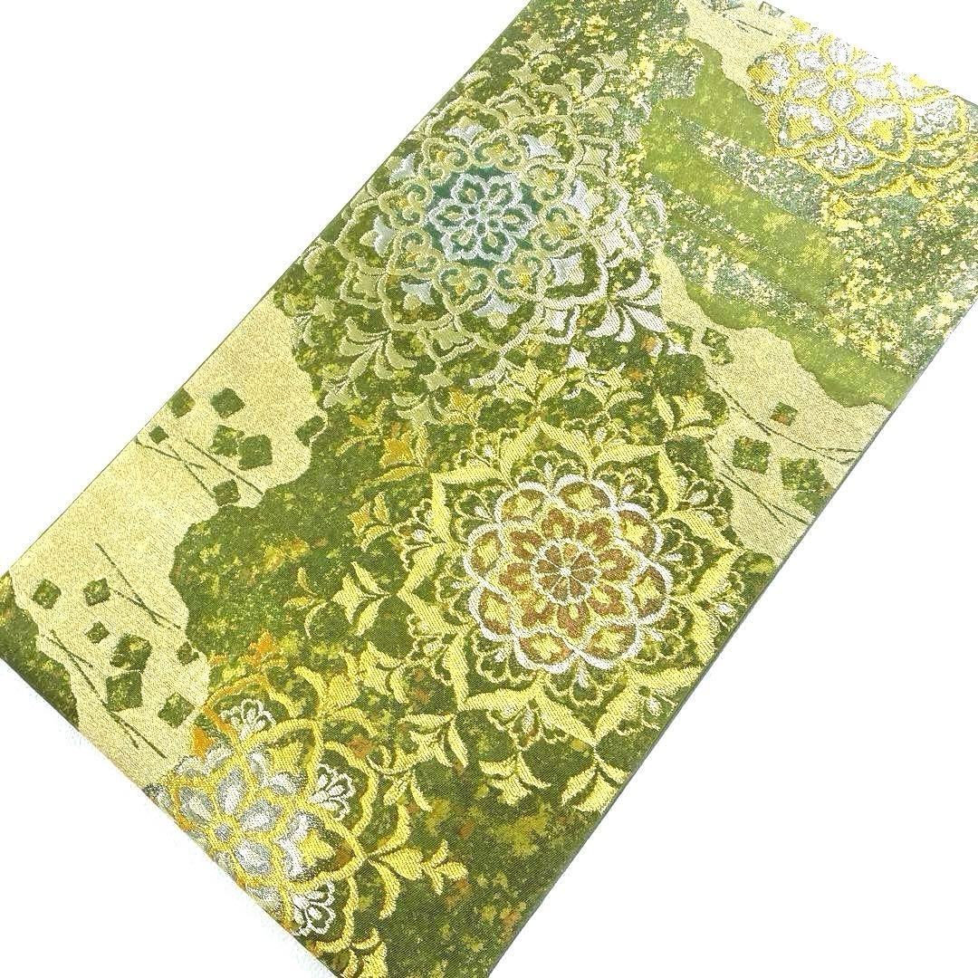 専用帯5103 ●川島織物謹製 高級 正絹 六通 袋帯 花文 華文