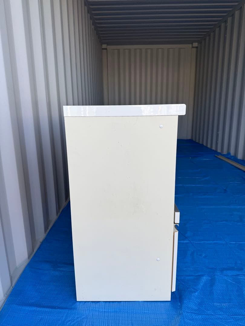 パモウナ　EMA-1400 パールホワイト 収納キャビネット