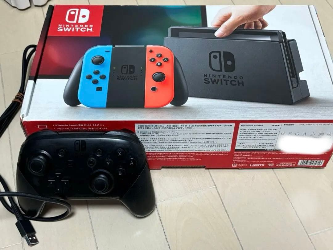 NintendoSwitch本体➕純正プロコントローラー