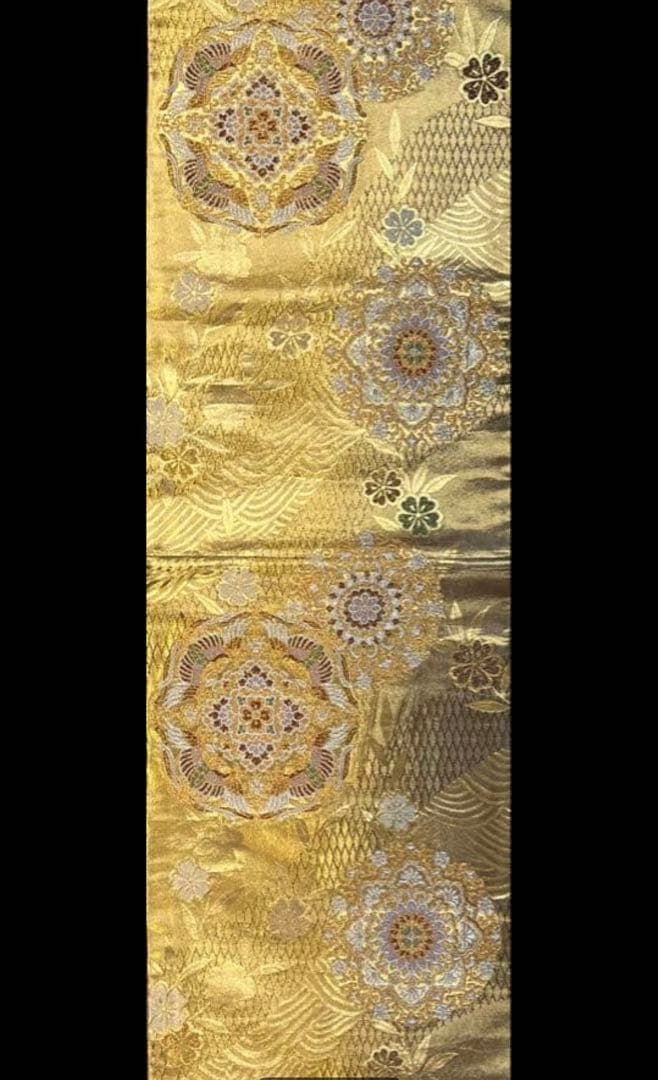 振り袖　フルセット　長襦袢　金彩加工　刺繍入り　ますいわ屋　重ね襟付き　748