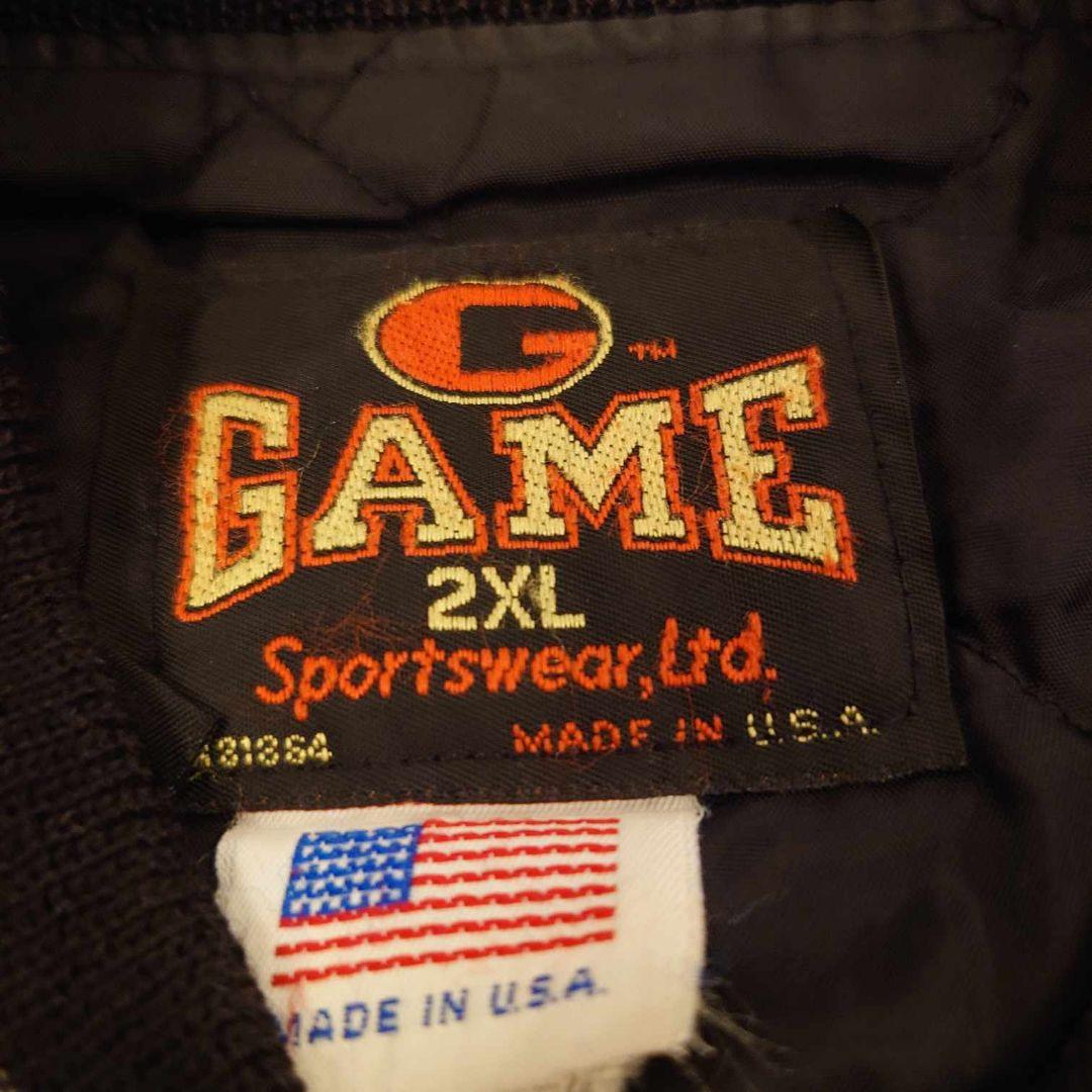 GAME Sportswear スタジャン USA製 MPC 2XL　4915