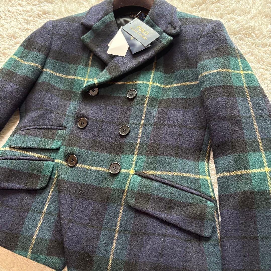 E**様 新品・未使用・タグ付き ポロラルフローレン　ジャケット チェック グリ