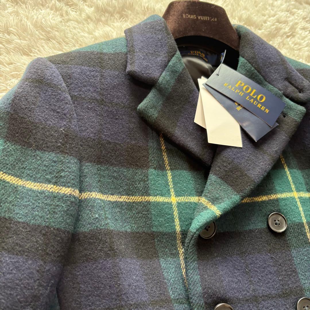 E**様 新品・未使用・タグ付き ポロラルフローレン　ジャケット チェック グリ