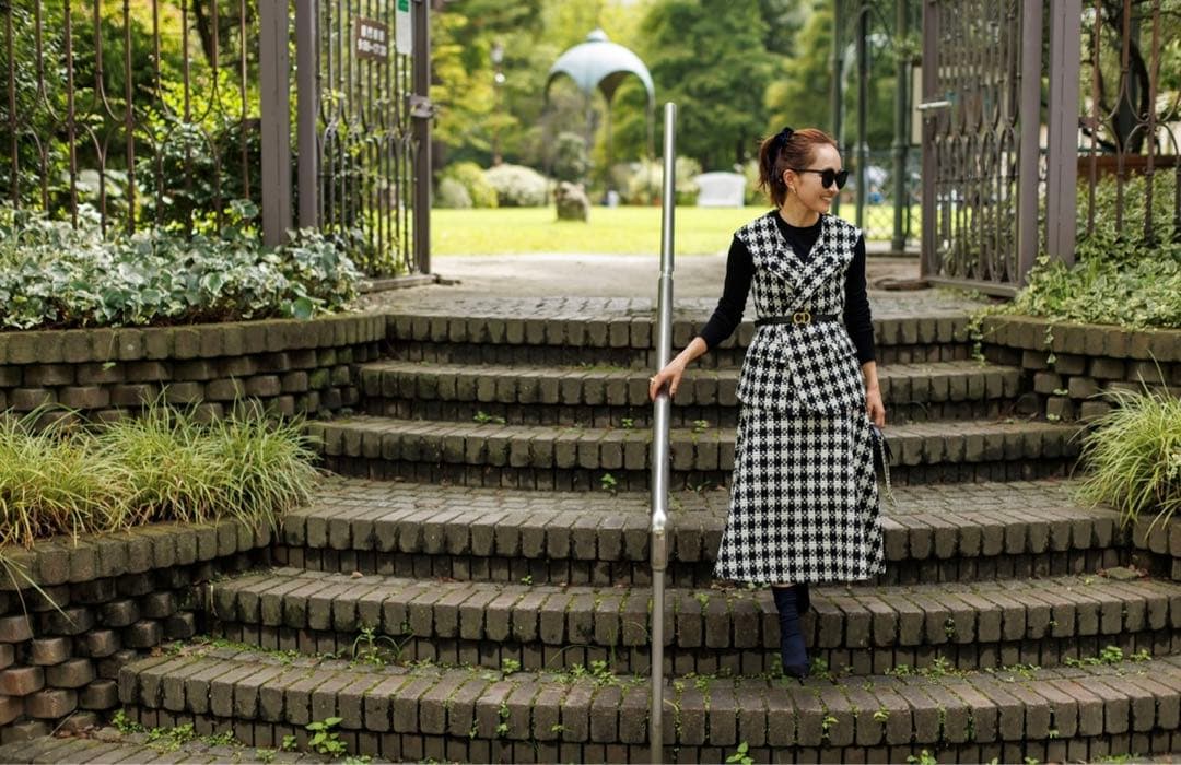 【完売/レア】BLUELEA ブルレア オリジナル ツイードジレ ベスト