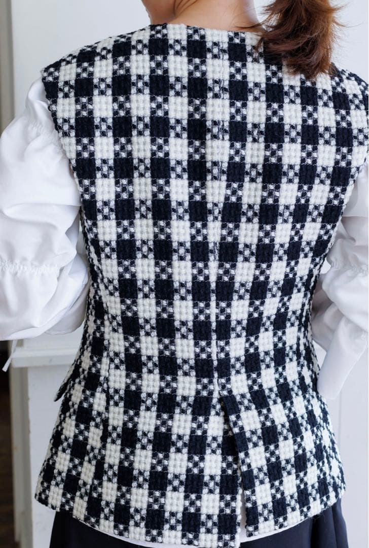 【完売/レア】BLUELEA ブルレア オリジナル ツイードジレ ベスト