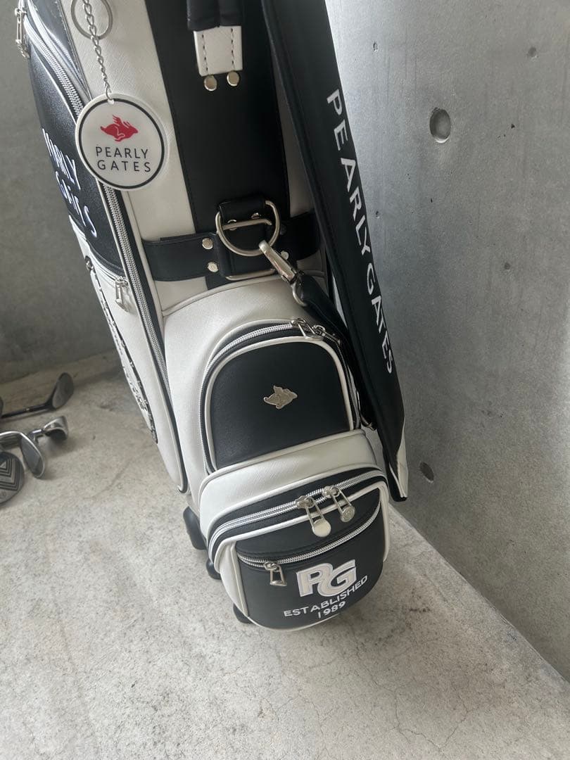 PEARLY GATES キャディバッグ PGロゴ