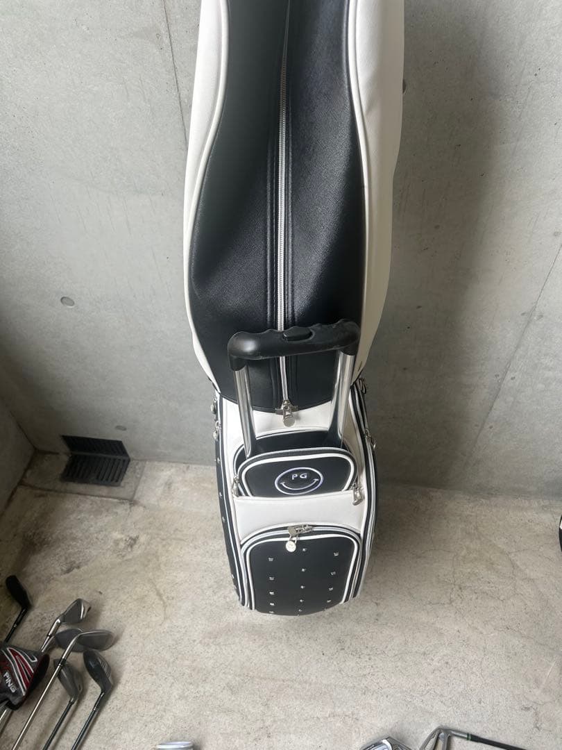 PEARLY GATES キャディバッグ PGロゴ