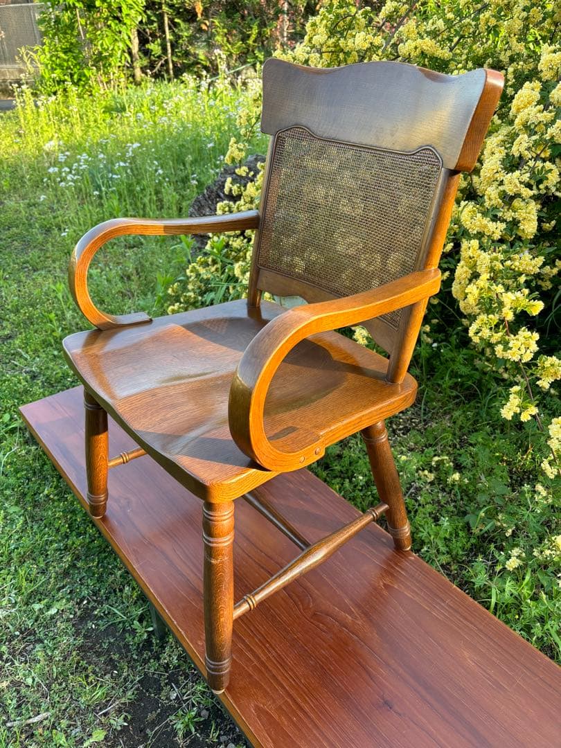 KASHIWA / 柏木工 木製 アームチェア ①ダイニングチェア