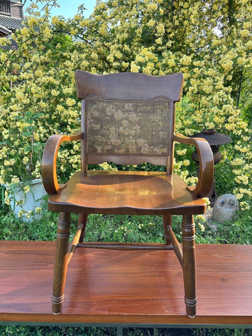 KASHIWA / 柏木工 木製 アームチェア ①ダイニングチェア