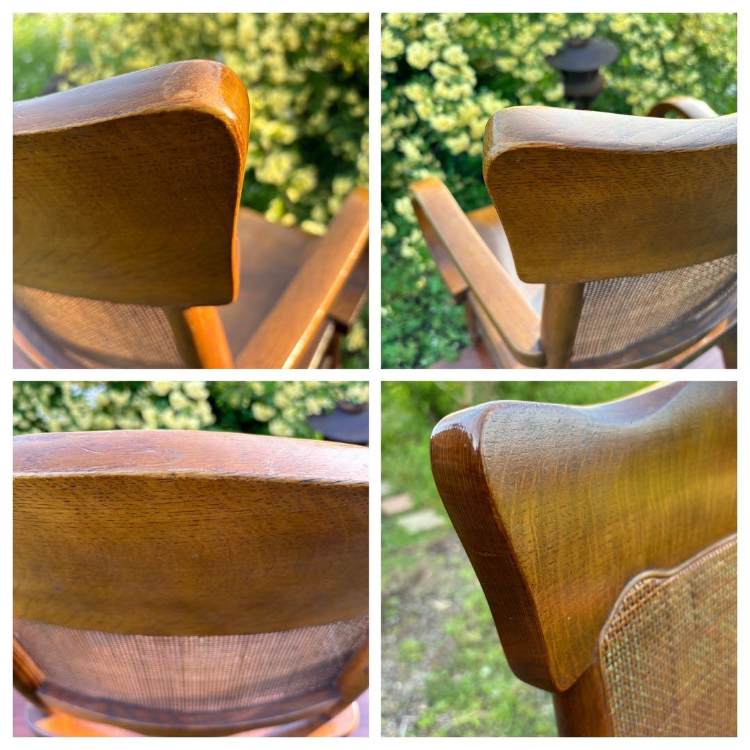 KASHIWA / 柏木工 木製 アームチェア ①ダイニングチェア