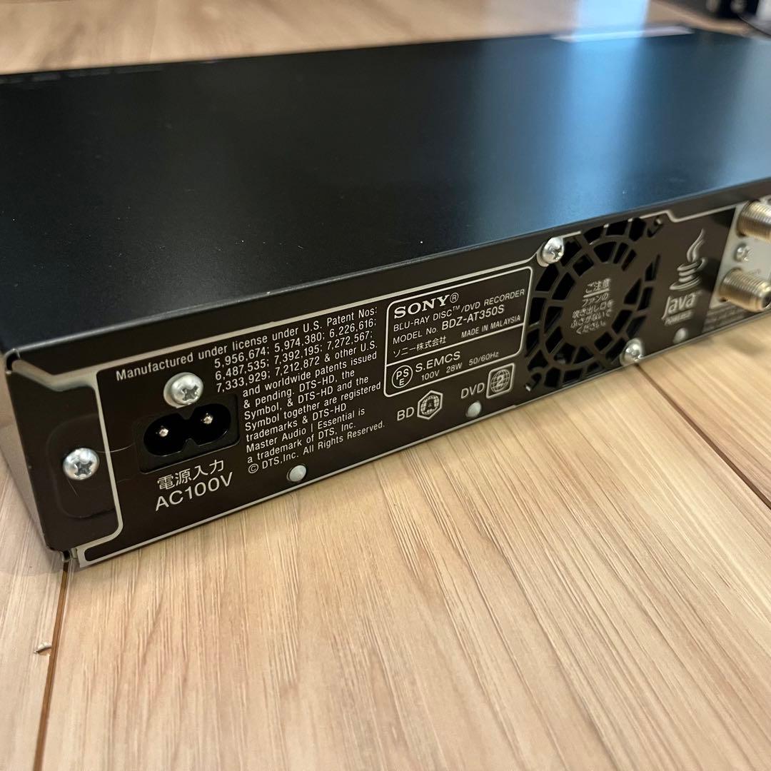 SONY ブルーレイレコーダー BDZ-AT350S